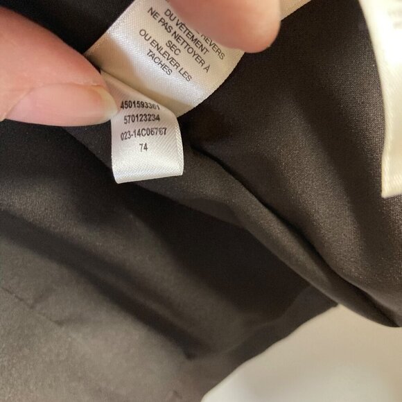 Womens Chicos Faux Leather Studded Moto Jacket Brown Gold M PU Viscose Polyester - Picture 9 of 9